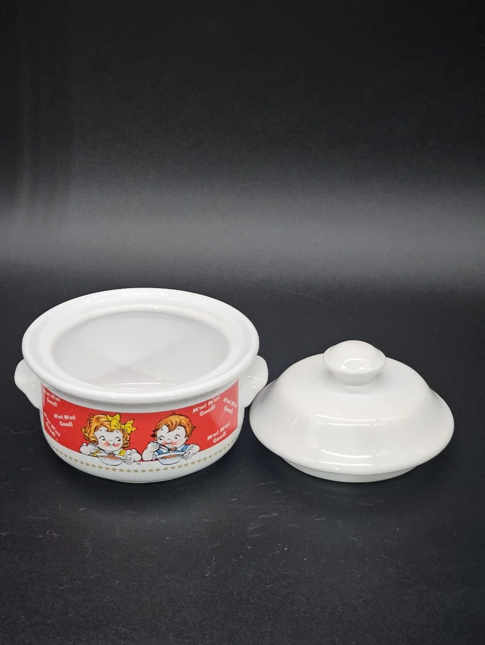 Vintage 1998 Campbell's Kids Covered Soup Bowl